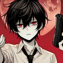 Scene from Death Loop game, featuring characters in a mysterious school setting.